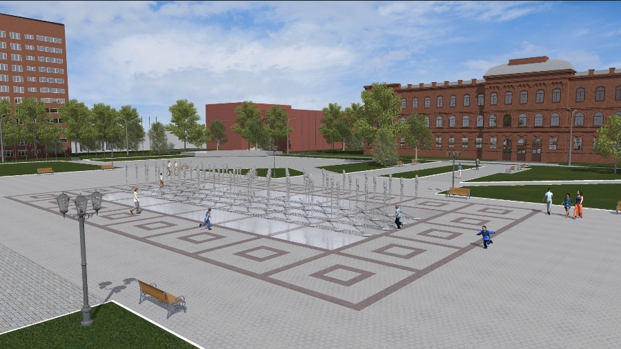 В Рыбинске в рамках проекта «Решаем вместе!» благоустроят площадь Дерунова