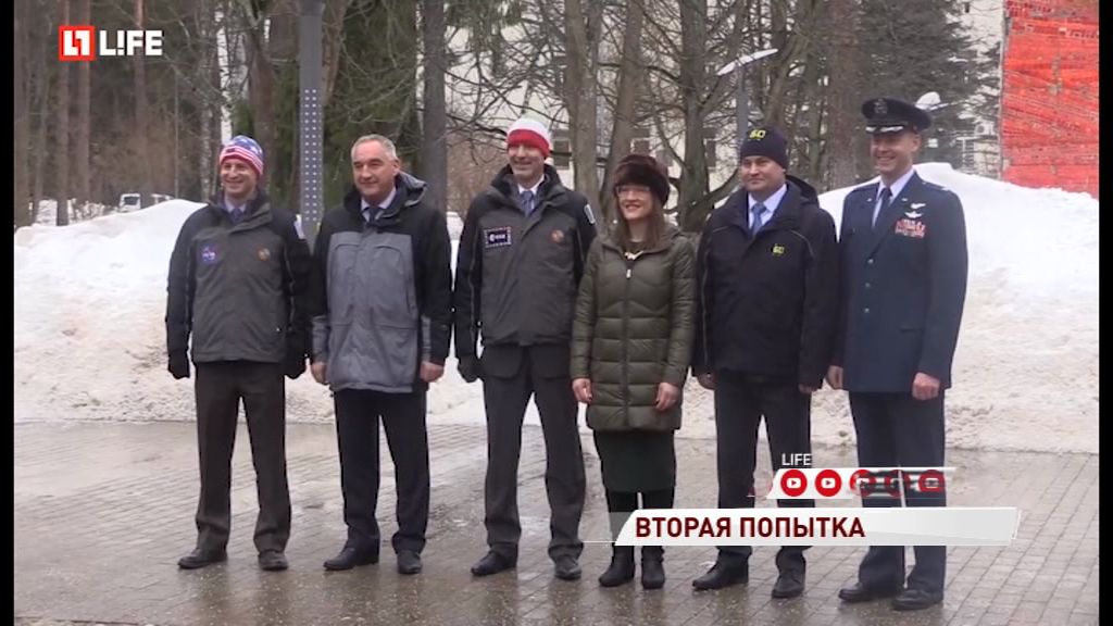 Алексей Овчинин вместе с экипажем отправился на Байконур