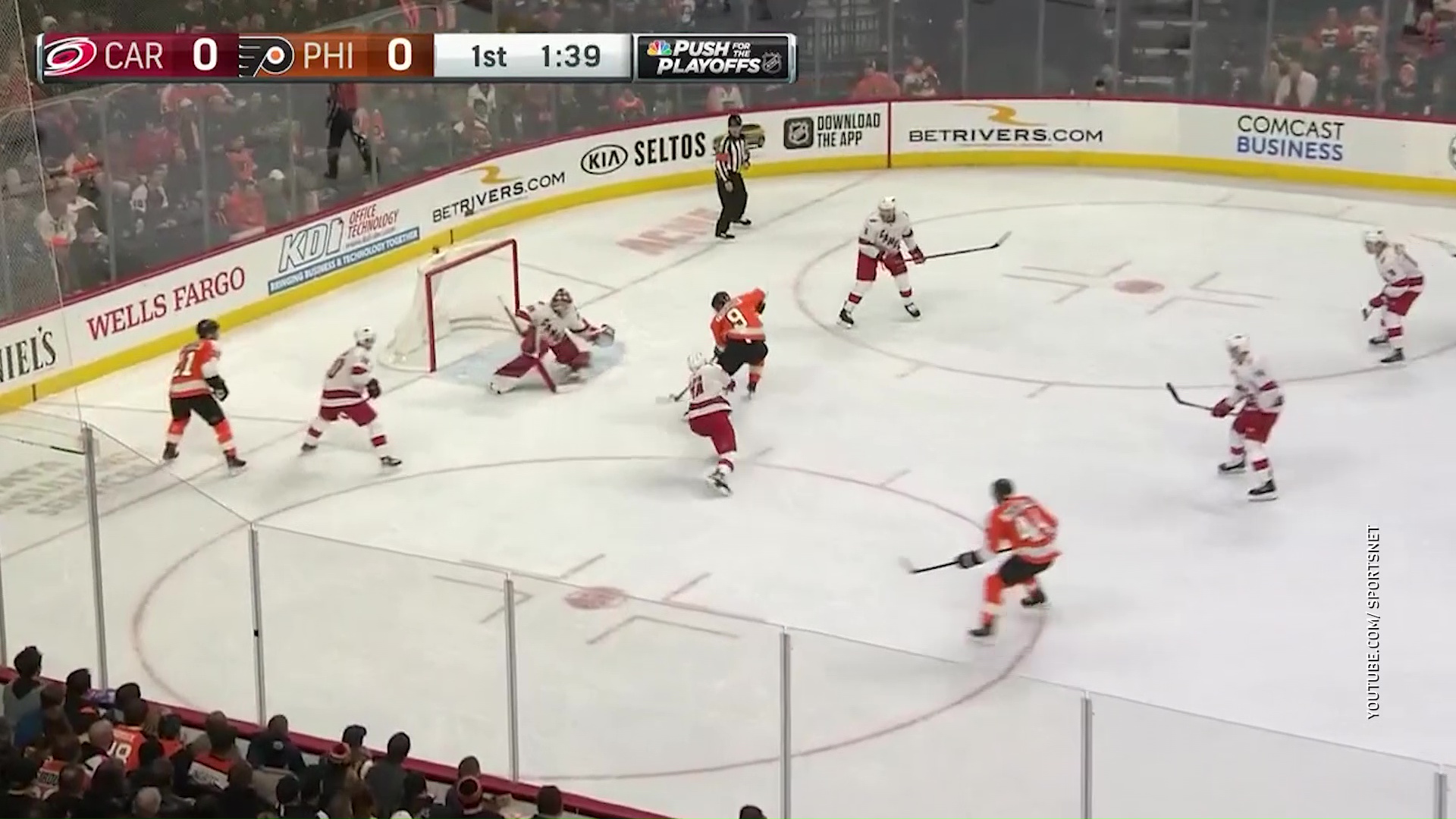 Защитник «Филадельфии» Иван Проворов отличился в матче с «Каролиной»