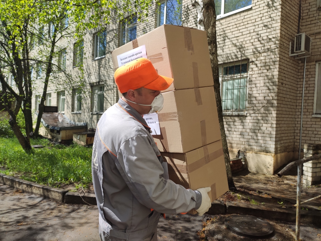 Тутаевская ЦРБ получила средства индивидуальной защиты от предпринимателей