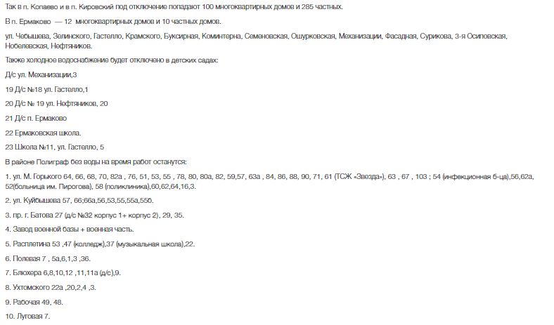 В Рыбинске без воды останутся 460 домов: в чем причина