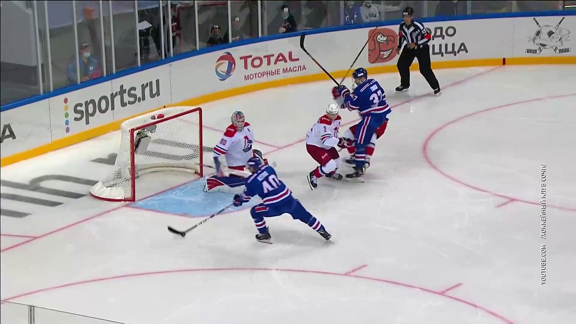 В первой встрече со СКА в рамках турнира «Sochi Hockey Open» «Локомотив» проиграл