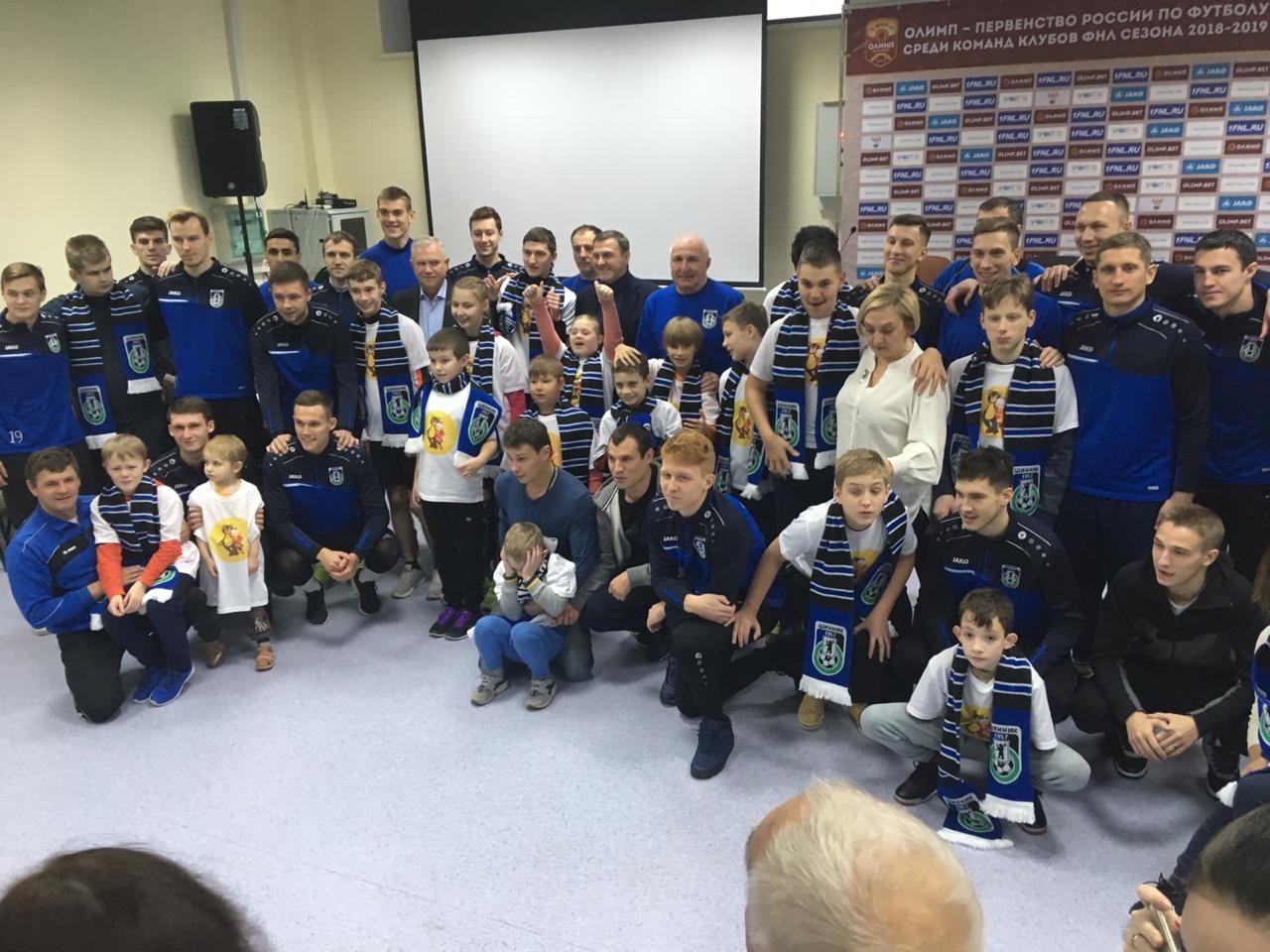 Футбольный «Шинник» возьмет шефство над командой из особых детей