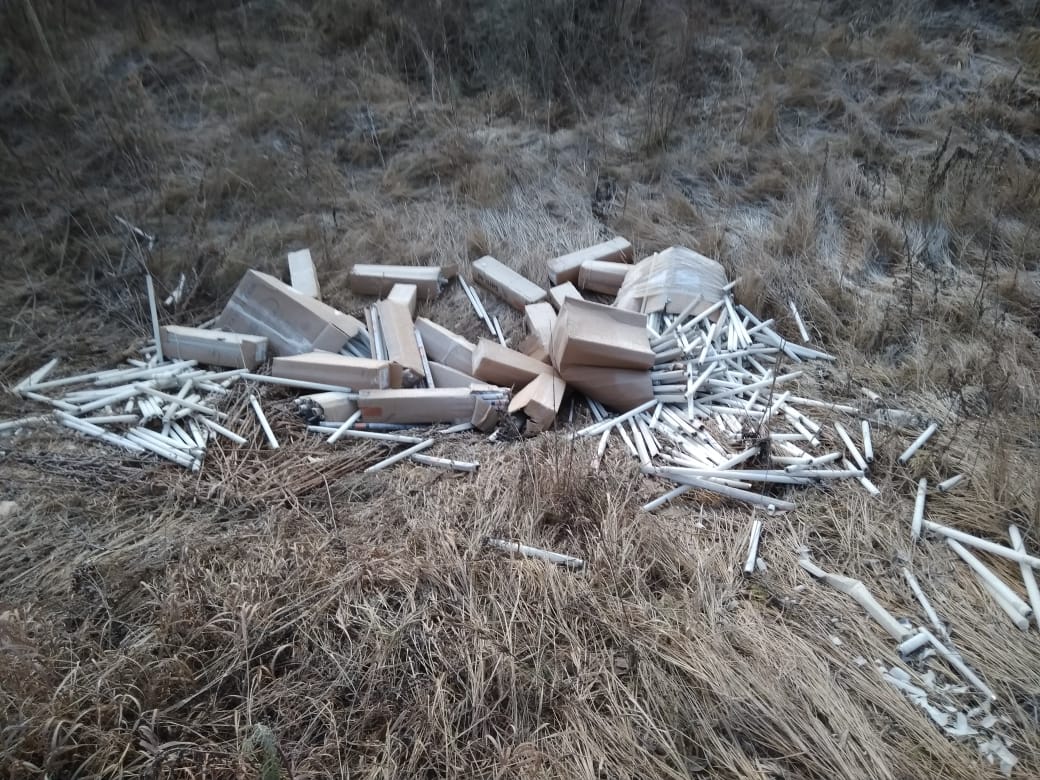 У Толги ликвидировали свалку ртутных ламп