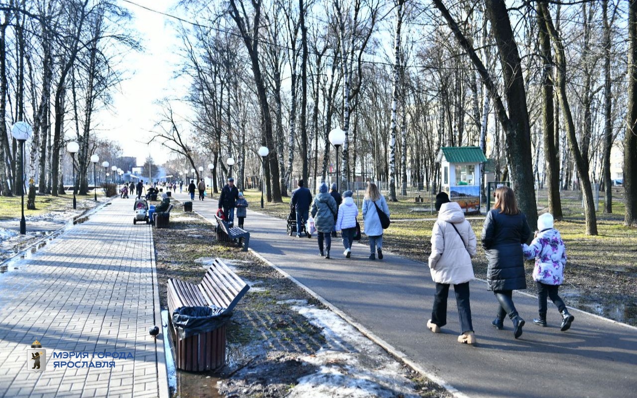 В Ярославле благоустраивают Юбилейный парк