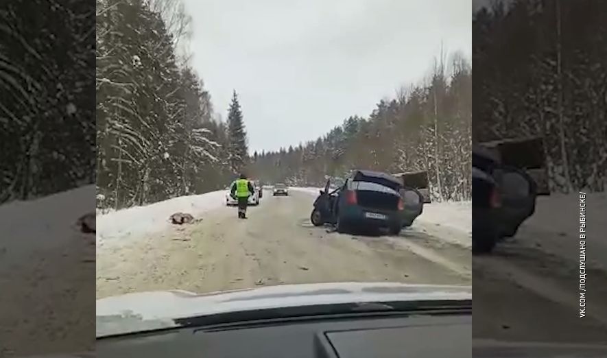 Тело лежало на снегу: смертельная авария произошла под Рыбинском