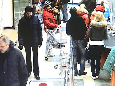 Ограбление в супермаркете