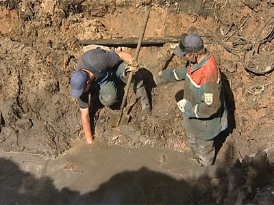 Заволжане без воды