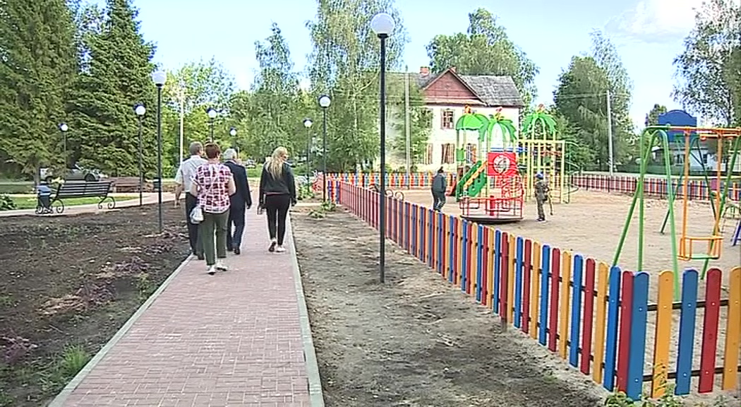 В поселке Октябрь появилось новое место для отдыха