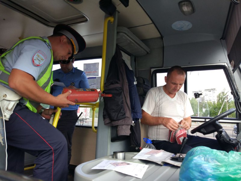 Водителей автобусов и маршруток начали штрафовать за нарушения