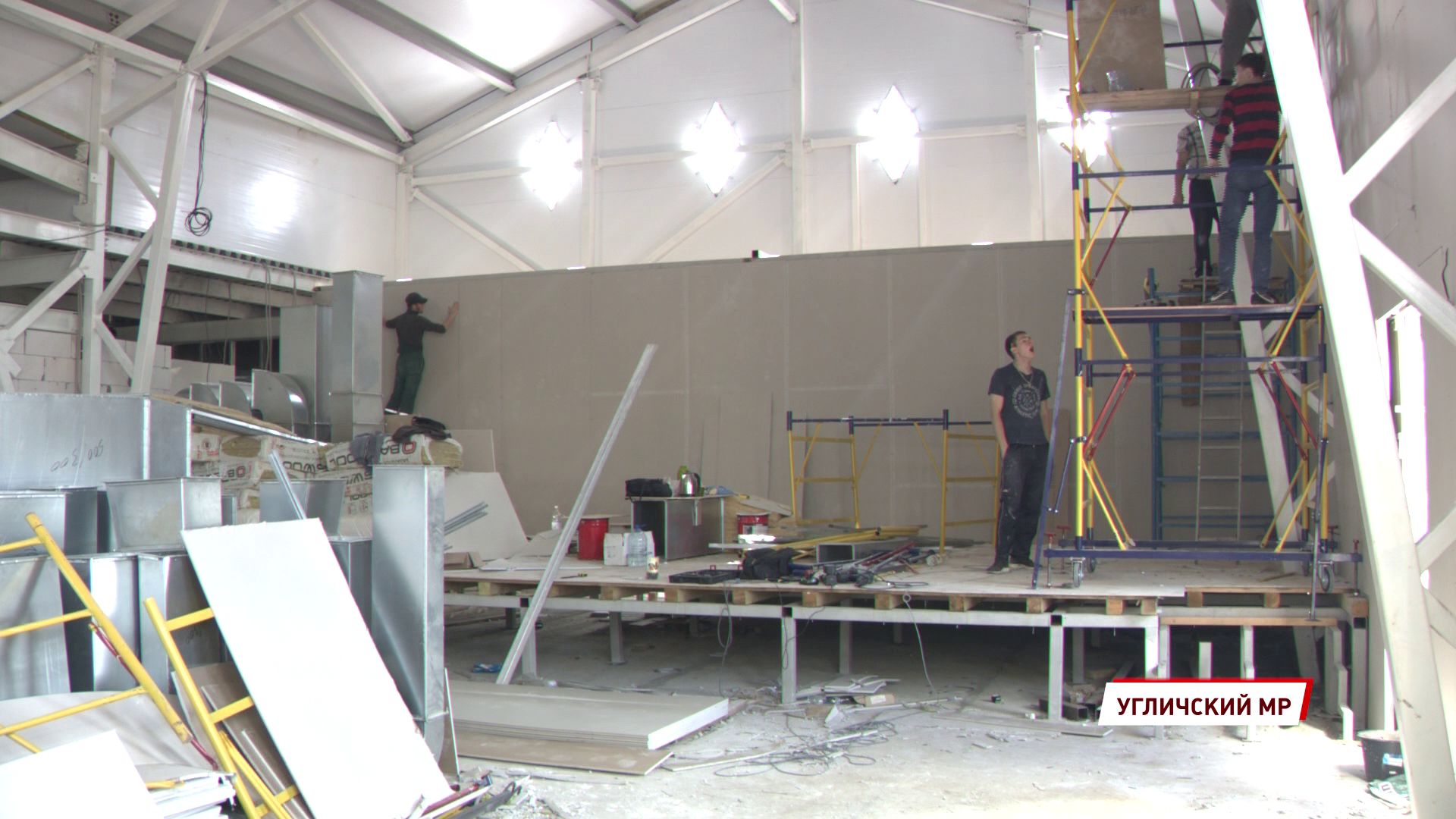 В поселке Отрадном завершается строительство дома культуры