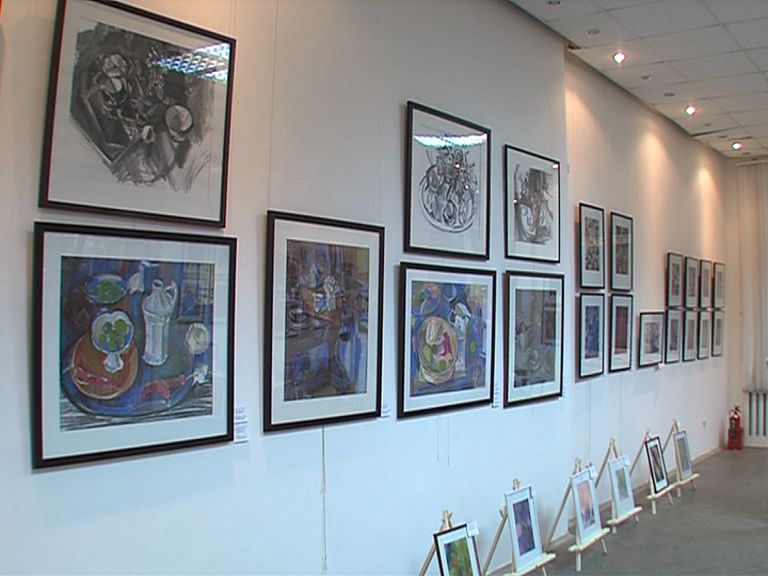 В выставочном зале открылась персональная выставка Леонида Малафеевского