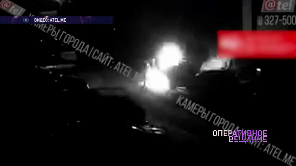 В Рыбинске неизвестный облил машину горючим и поджег