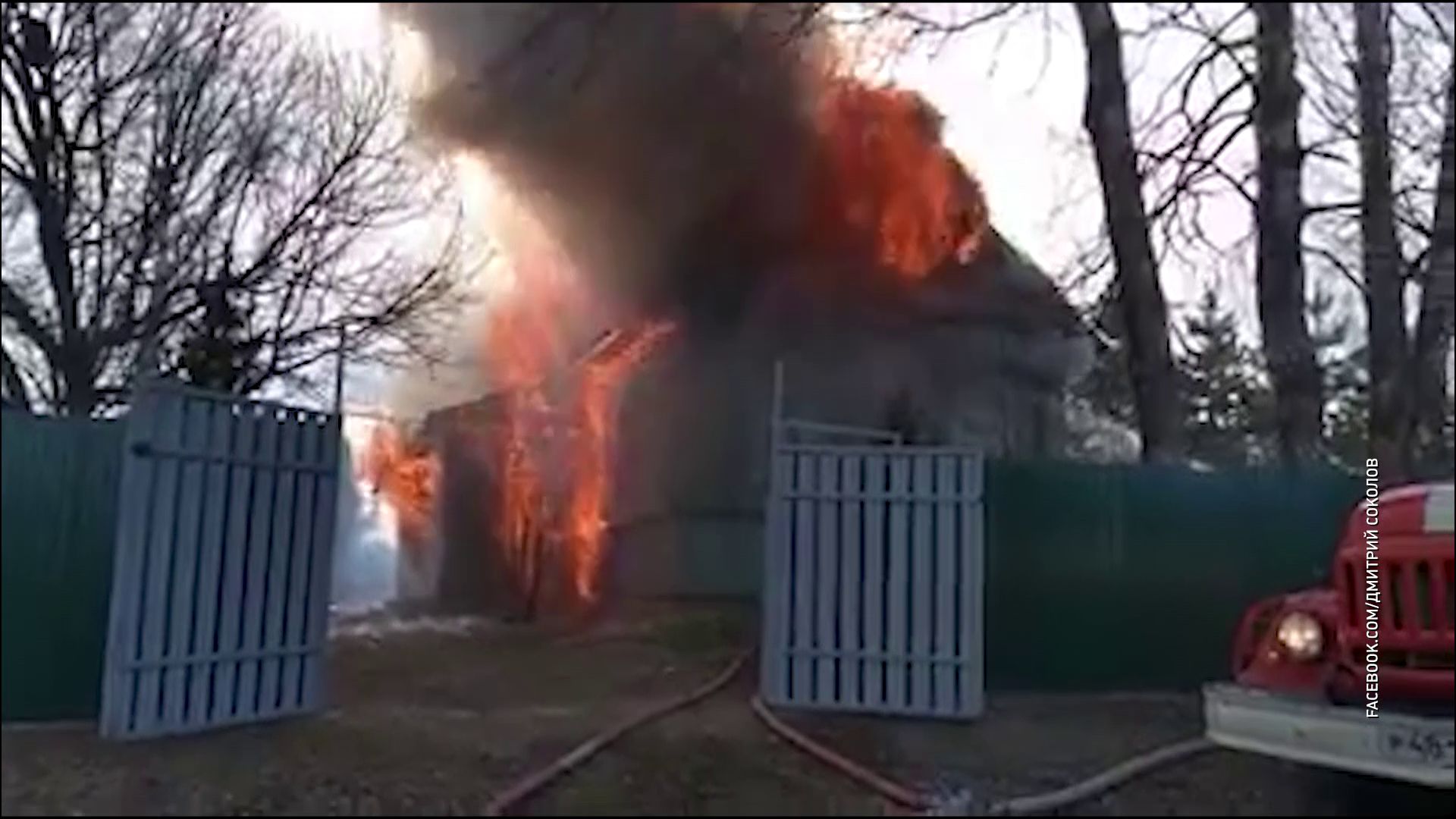 В Гаврилов-Ямском районе из-за пала травы сгорел жилой дом