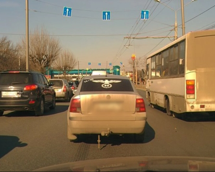 За пропаганду нацистской символики - штраф в полторы тысячи рублей