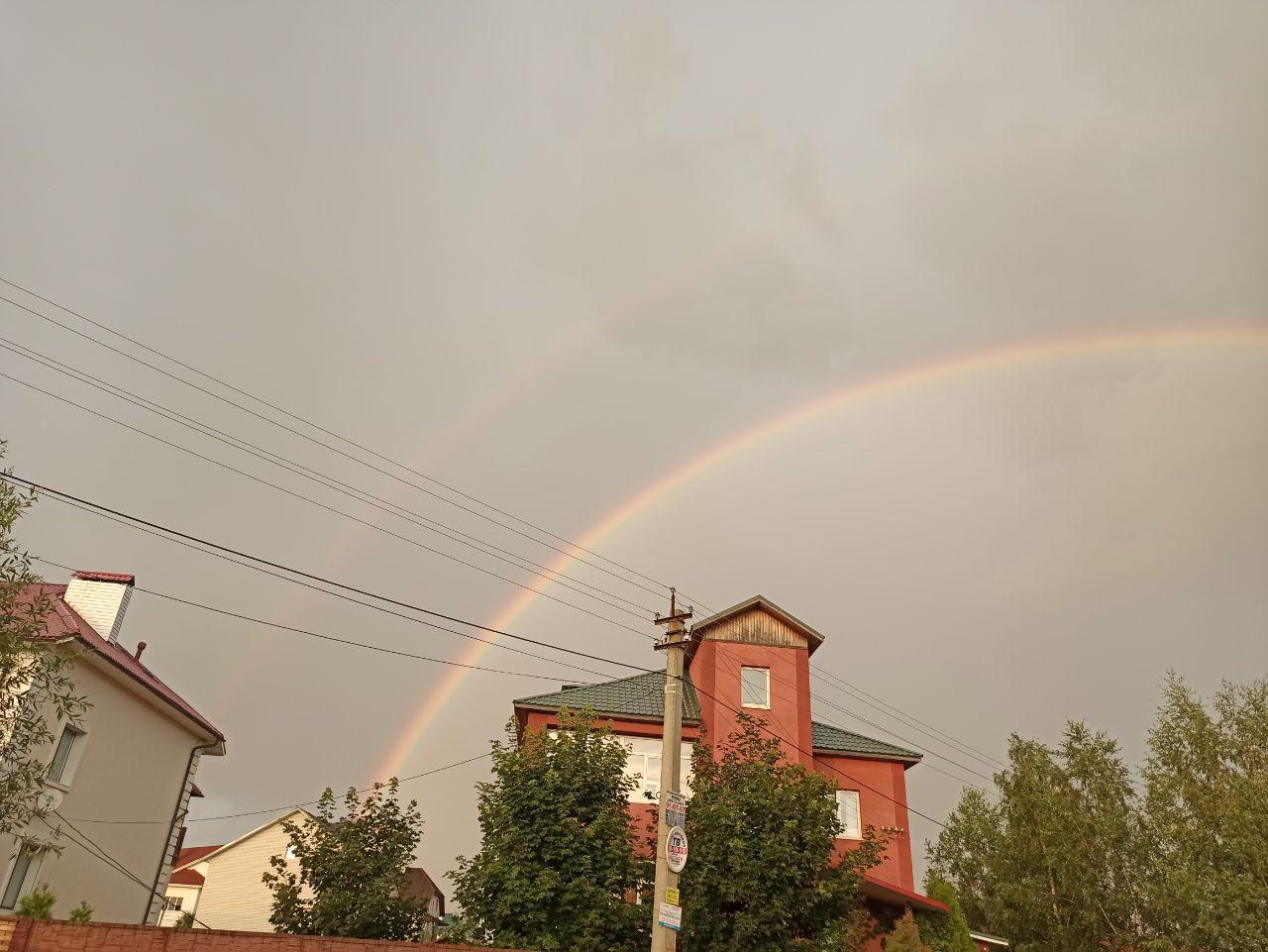 ФОТО: Над Ярославлем появилась двойная радуга