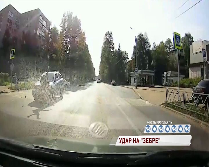 В Брагине «Лексус» снес подростка на пешеходном переходе