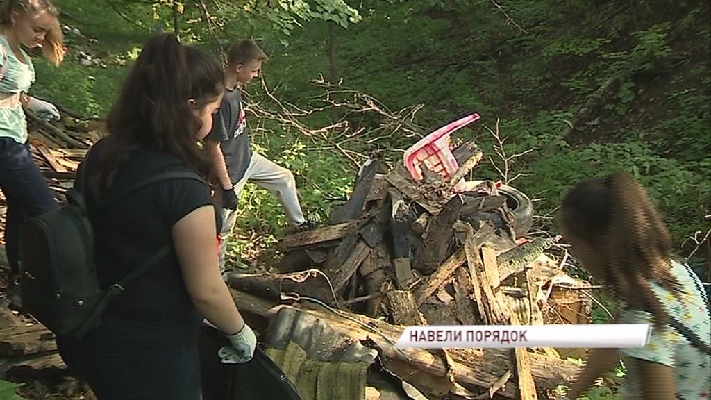 «Экодесант» убрал многолетнюю свалку в деревне Красное