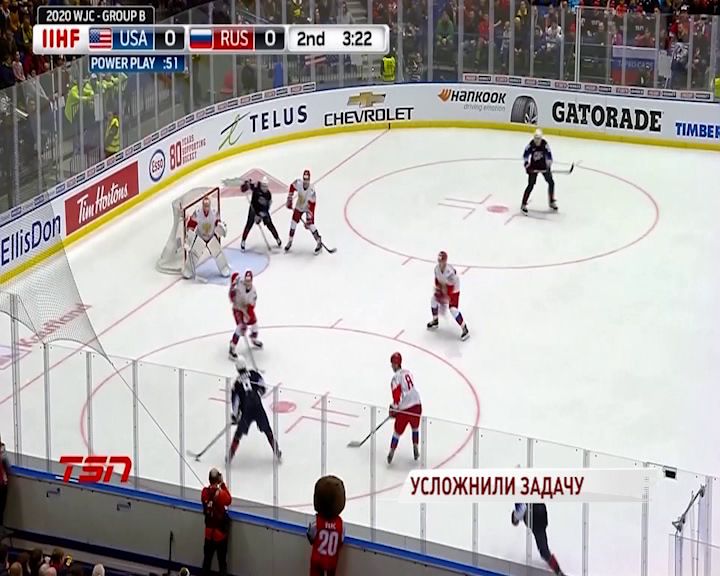 Молодежная сборная России проиграла американцам