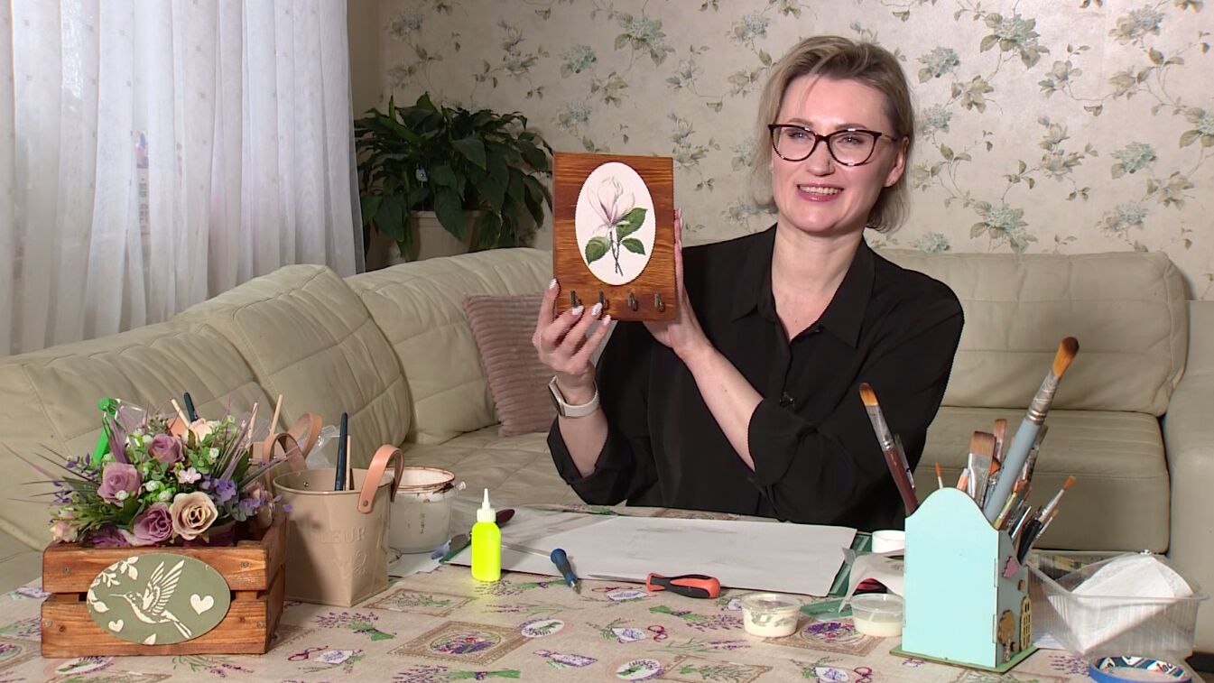 Мастер-класс. С Юлией Кузьминой делаем оригинальную ключницу