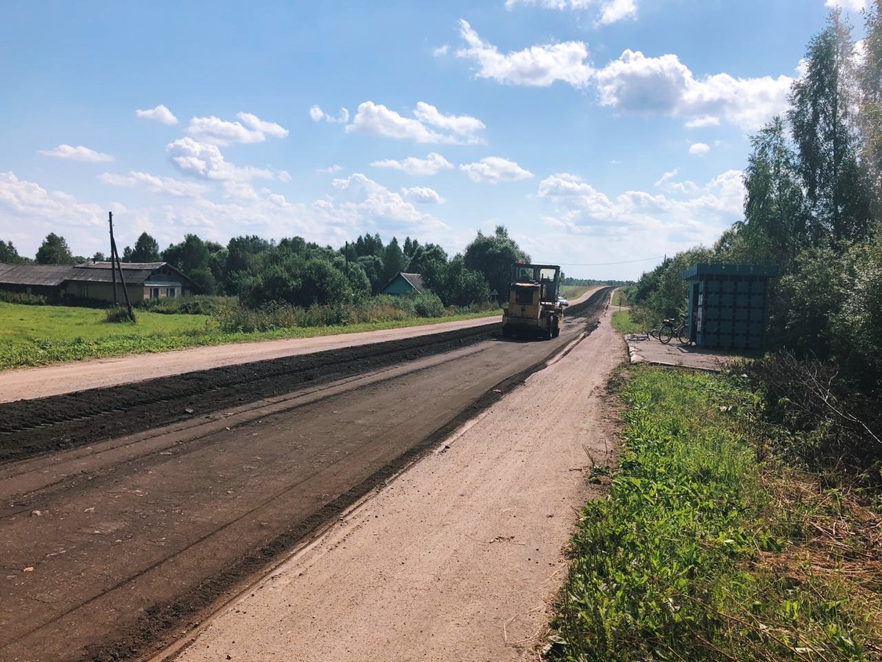 Дмитрий Миронов: “Начали ремонт дороги Остапково – Заозерье – Колокарево – Старое Волино”