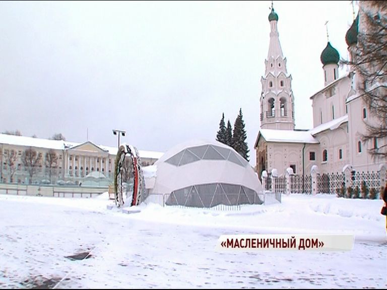 На Советской площади поставят Масленичный дом