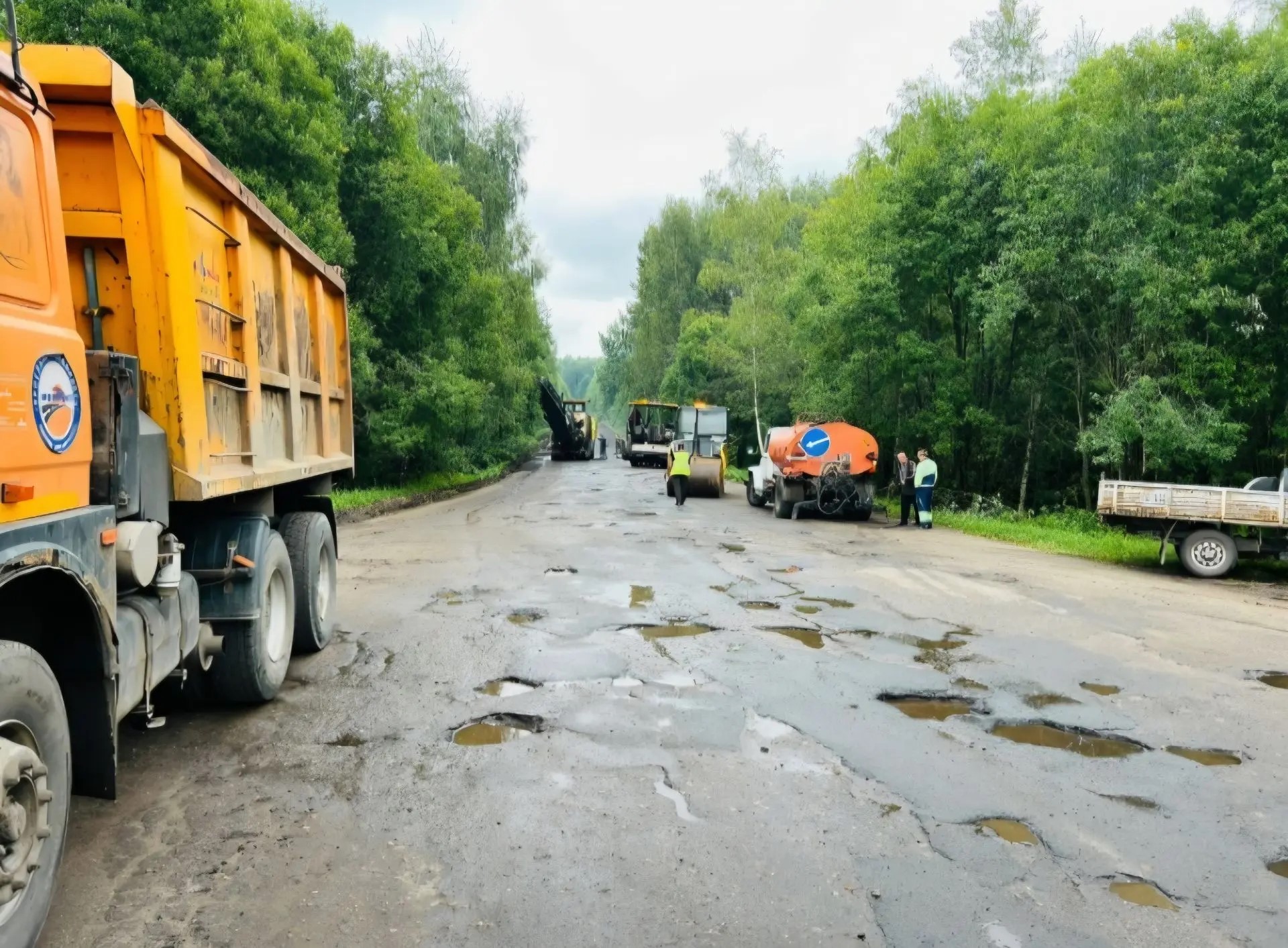 В Гаврилов-Ямском округе начался ремонт дороги Унимерь — Головино — Шильково