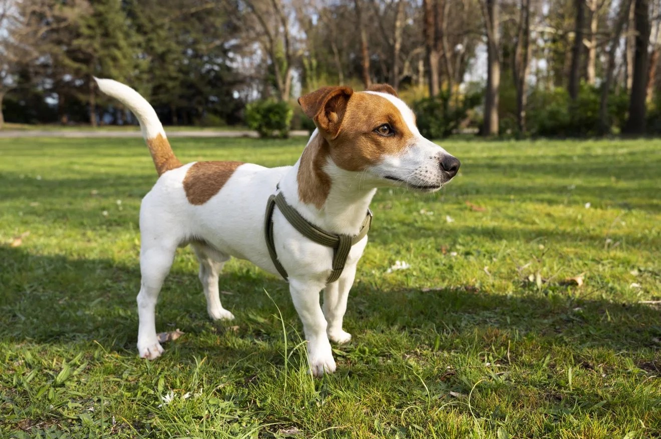 Ответ челябинскому Чистомену: в Ярославле собака породы джек-рассел убирает город от мусора