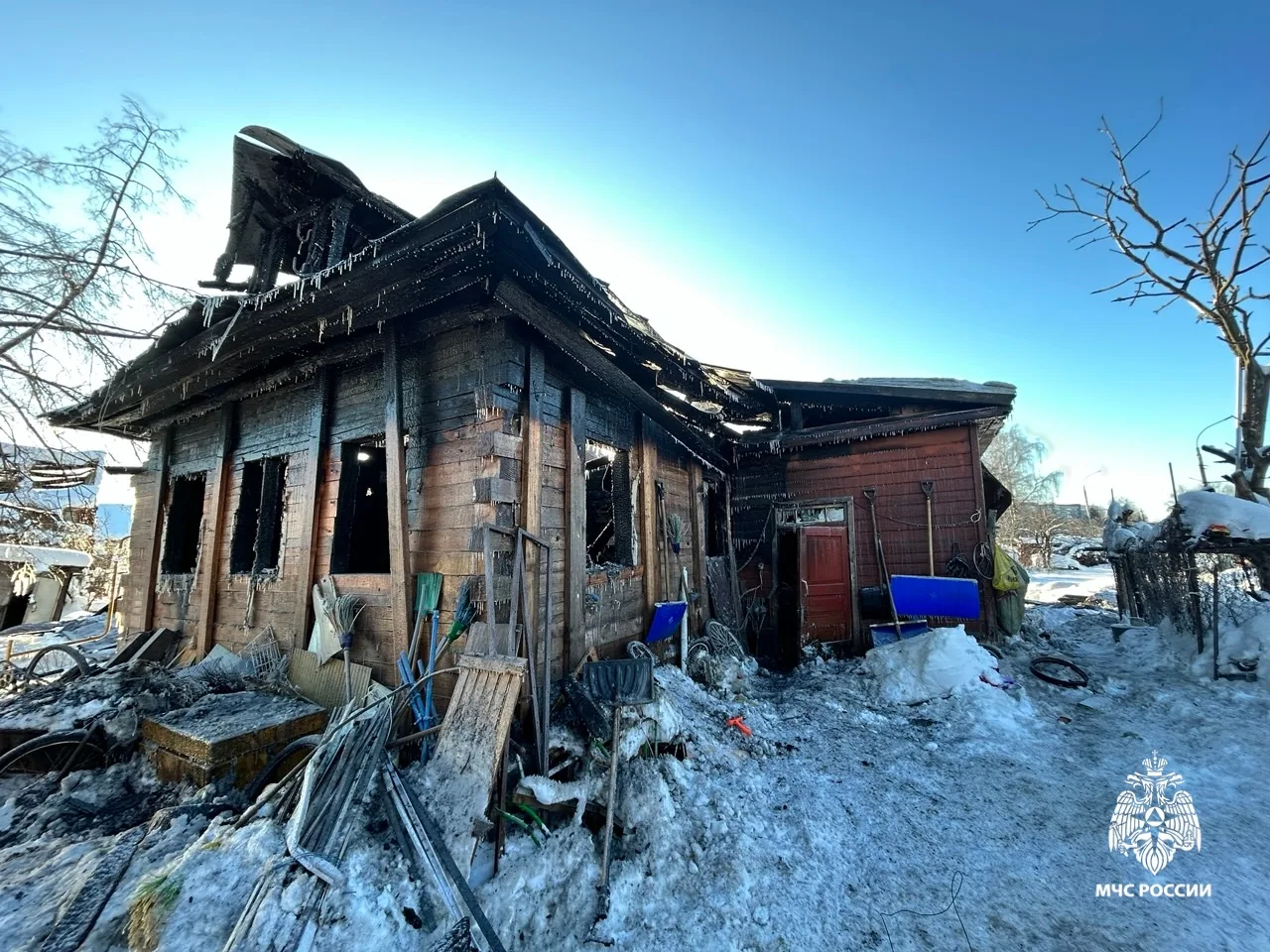 При пожаре в Рыбинске погибла 94-летняя бабушка