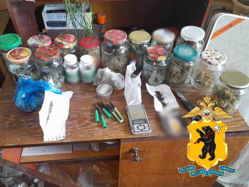 У жителя Рыбинска изъяли 16 банок с растительным наркотиком