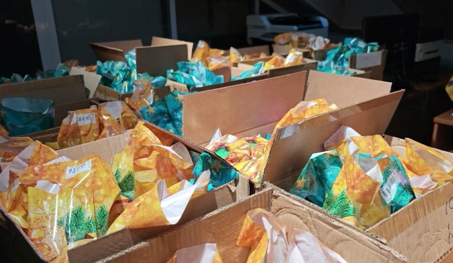 Маленькие пациенты ярославских больниц получили новогодние подарки