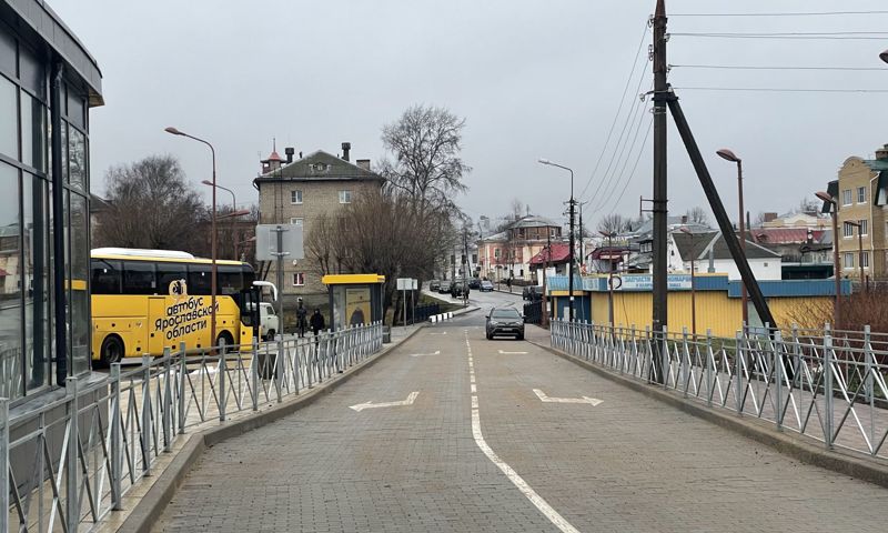 В Угличе завершается первый этап создания пешеходного центра
