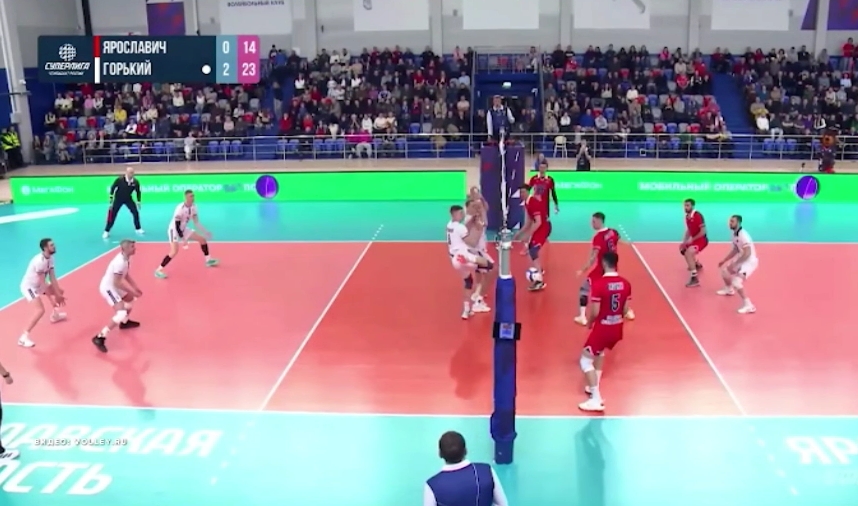 Волейбольный «Ярославич» уступил «Горькому» и впервые за четыре матча не набрал очков