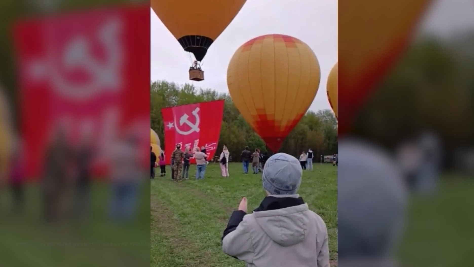 В Переславле-Залесском прошел воздушный парад, посвященный Дню Победы