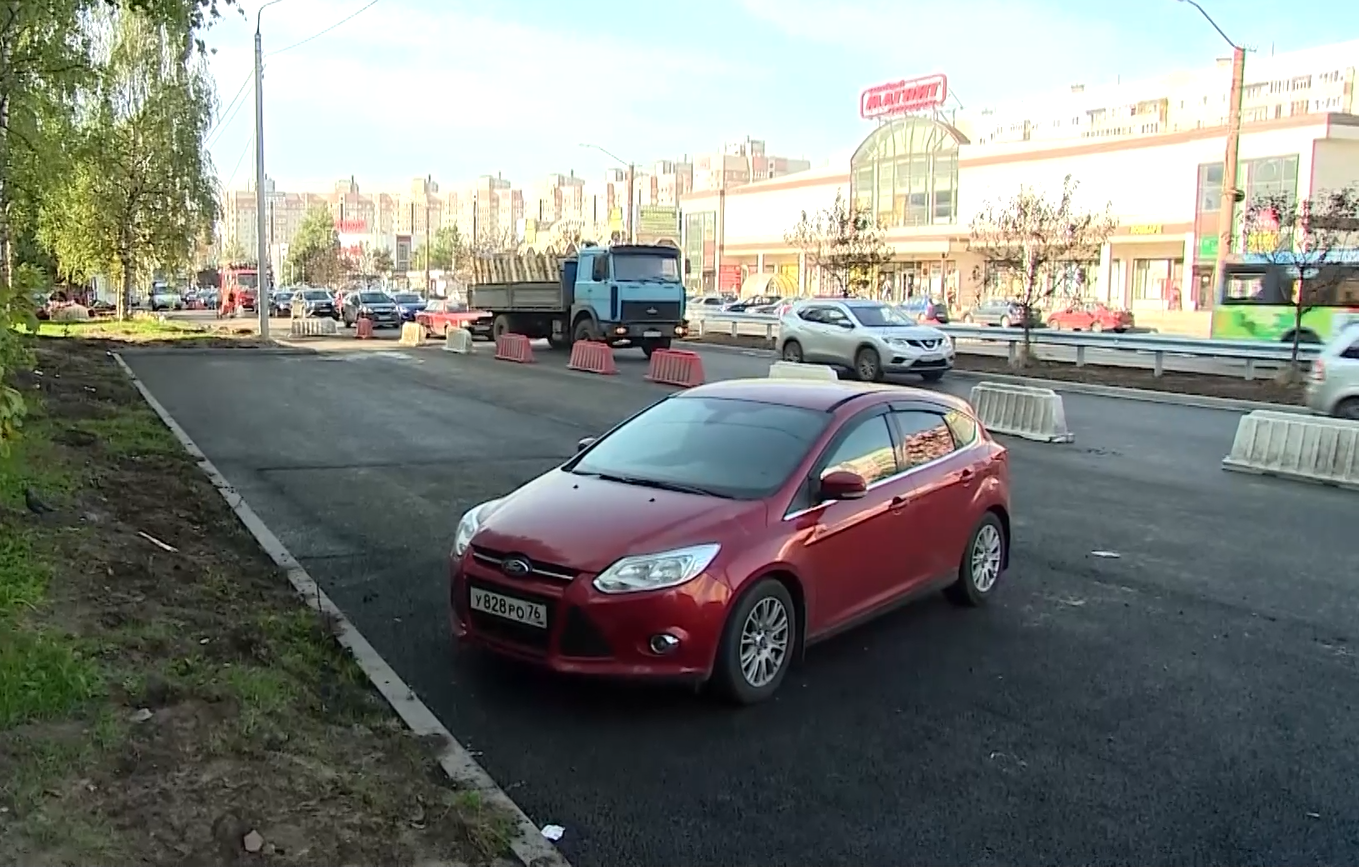 В Ярославле на проспекте Машиностроителей завершили основные работы