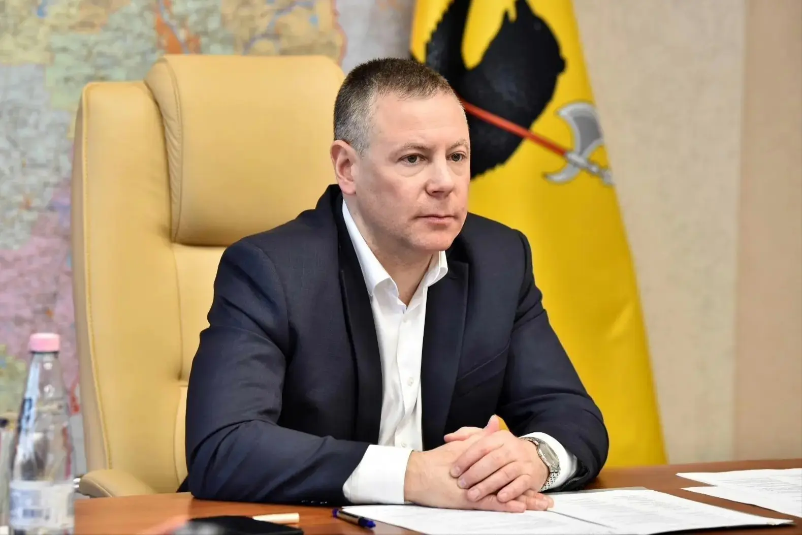 Михаил Евраев провел рабочую встречу с Анатолием Лисицыным