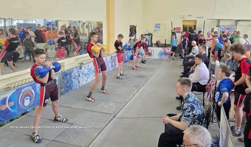 В Рыбинске прошло первенство Ярославской области по гиревому спорту