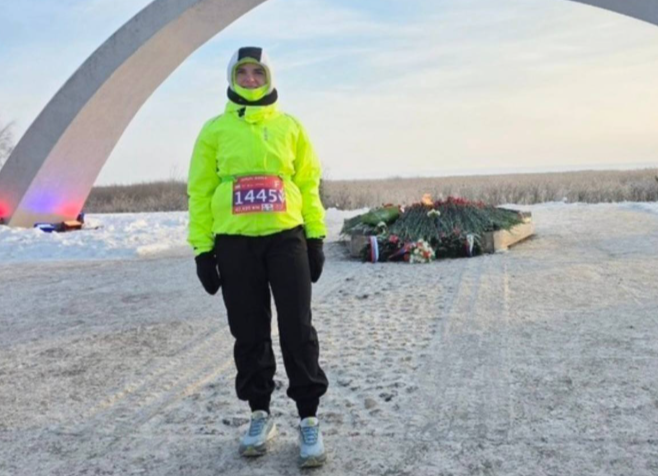 Ярославна пробежала более 40 километров во время международного марафона «Дорога жизни»