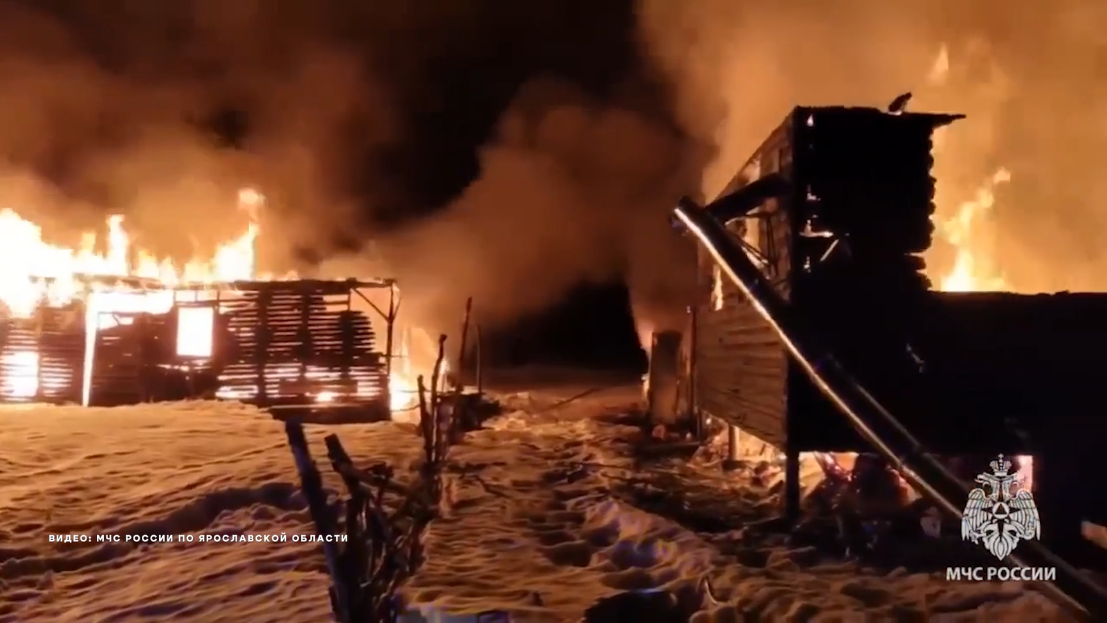 В селе под Переславлем при пожаре погибла женщина 