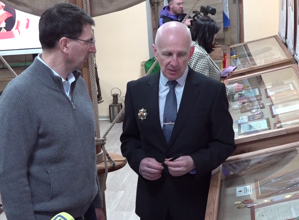 Представитель президента посетил в Рыбинске обновленные помещения музея адмирала Ушакова